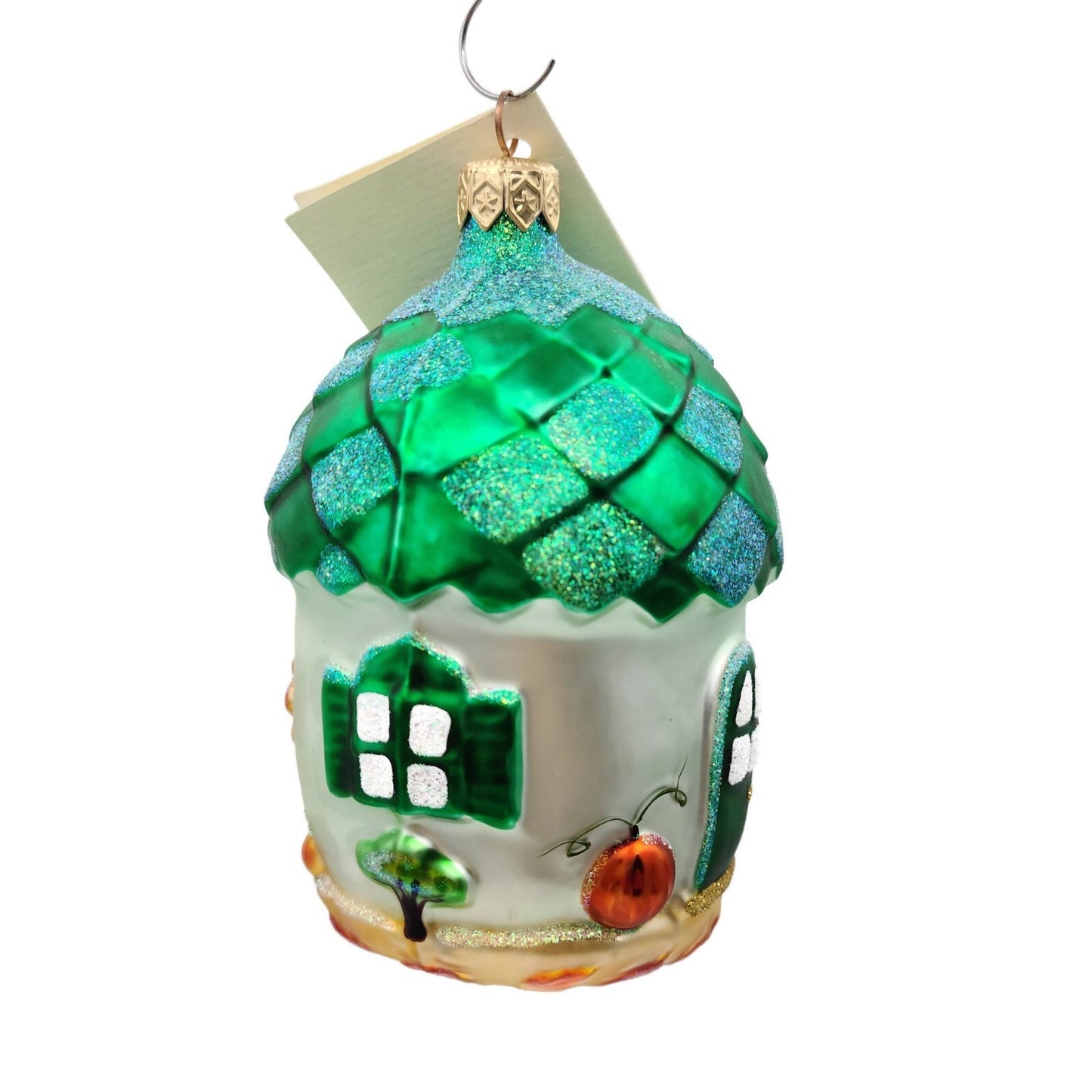 Patricia Breen Acorn House Autumn Green Fall Pumpkin Christmas Tree Ornament