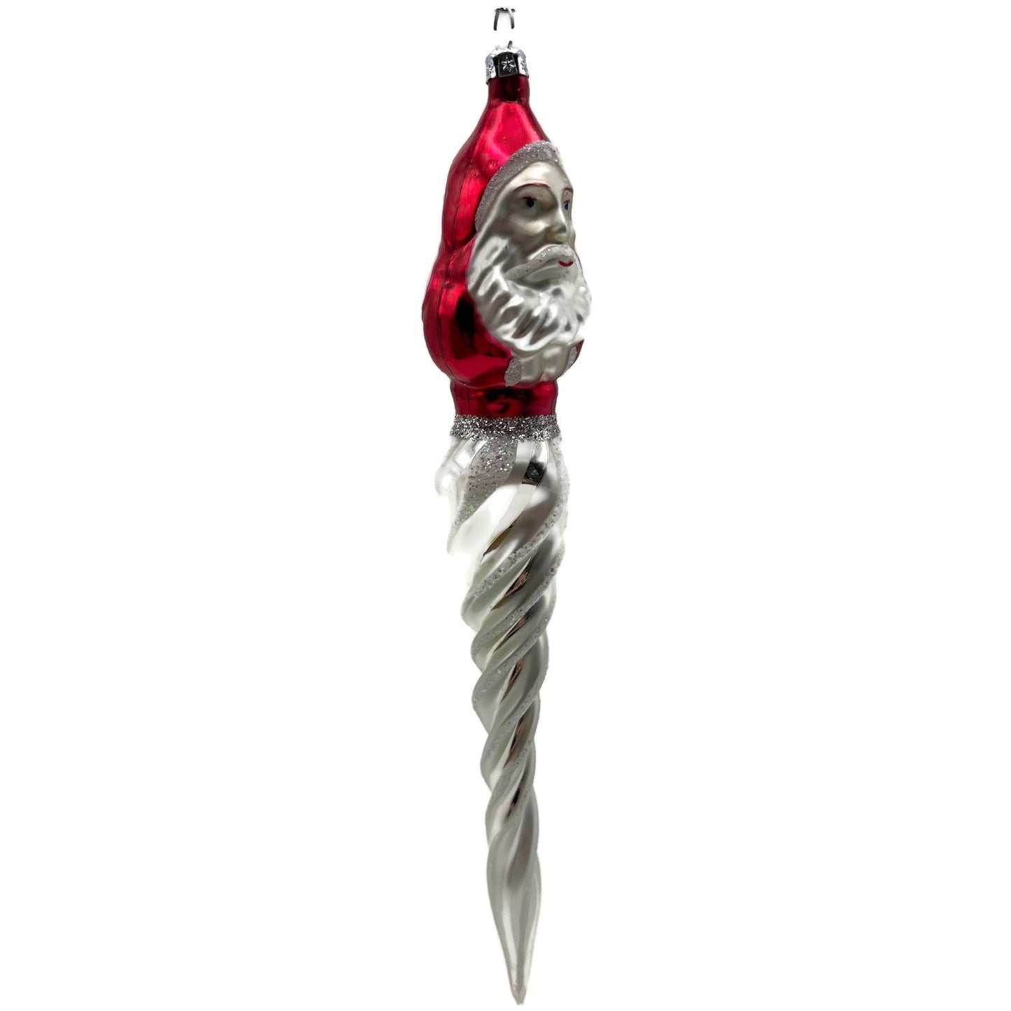 Christopher Radko St. Nickcicle Two Sided Santa Christmas Tree Ornament 92-107-0