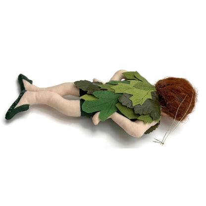 Gladys Boalt Peter Pan Green Handmade Fabric Christmas Tree Ornament Signed