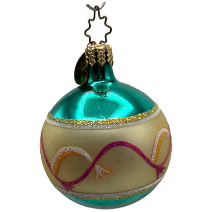 Christopher Radko Fantasia Single Reflector Floral Flare Christmas Tree Ornament