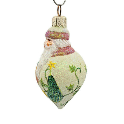 Patricia Breen Miniature Santa Poeticus Gourds Fall Christmas Ornament CATZ
