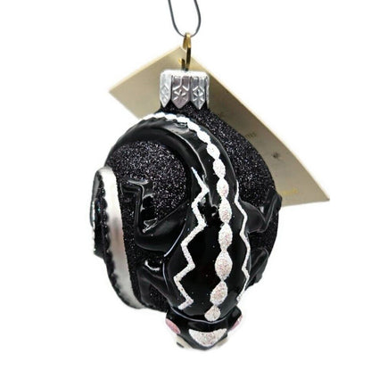 Patricia Breen Once Again for James Chameleon Black Platinum Christmas Ornament