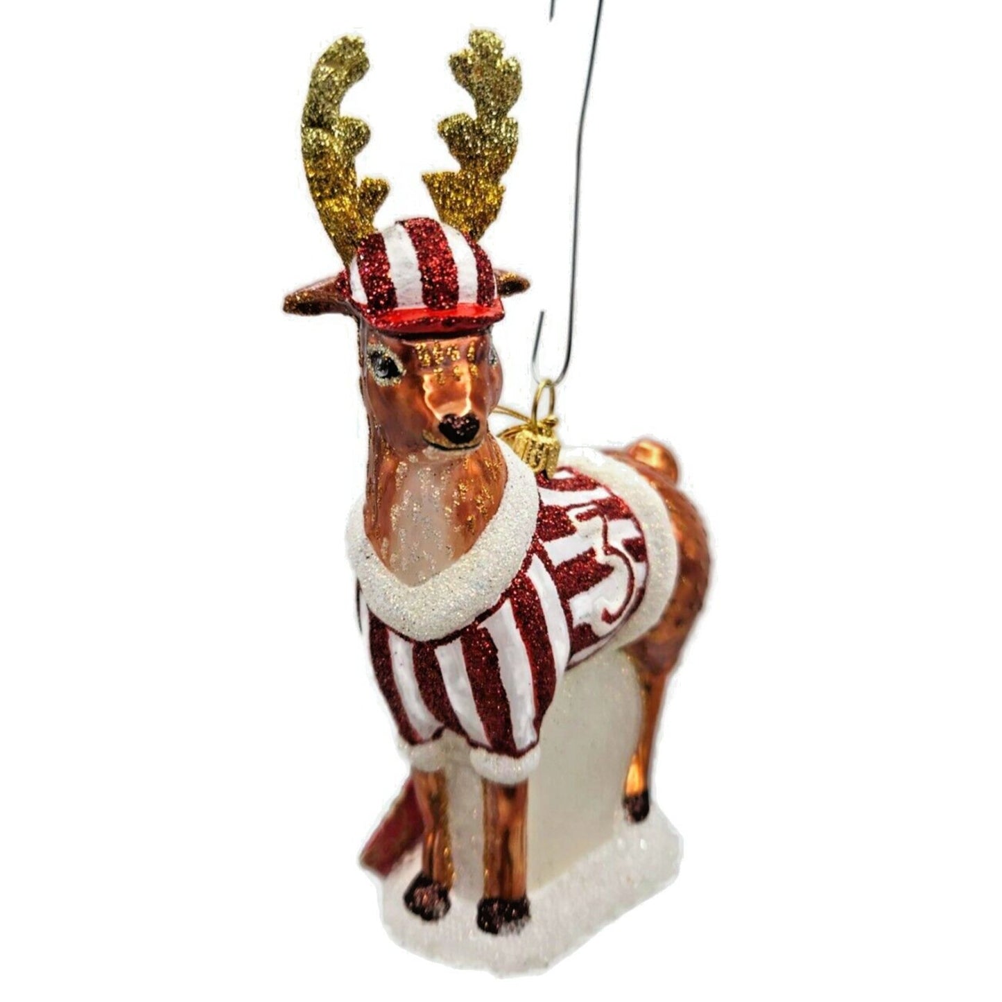 Juliska Country Estate Reindeer Games Donner the Reindeer Christmas Ornament