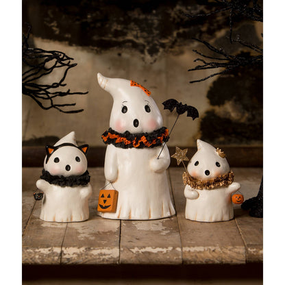 Bethany Lowe Michelle Allen Princess Boo Ghost Resin Halloween Ornament 4.5 inch