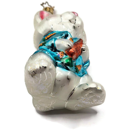 Christopher Radko Chester Easter Bunny Holiday Glass Ornament 1010075