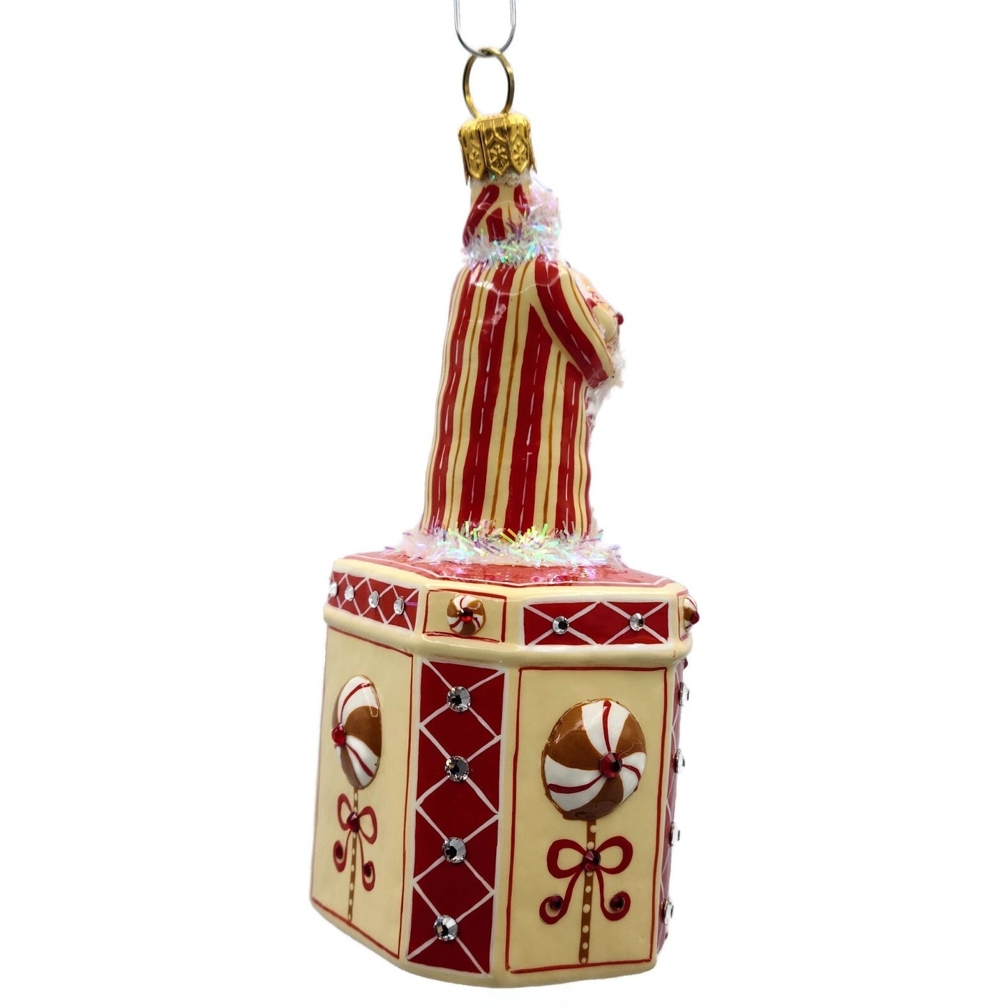 Patricia Breen Santa for Mimi Gingerbread Tea Party Christmas Tree Ornament