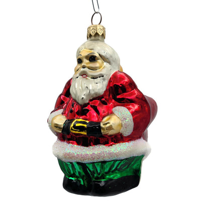 Christopher Radko The Clauses Double Sided Santa Christmas Ornament 96-159-0