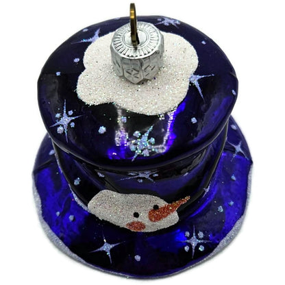 Patricia Breen Catz Hatz Purple Snowman Hat Christmas Ornament CATZ 2570GIFT