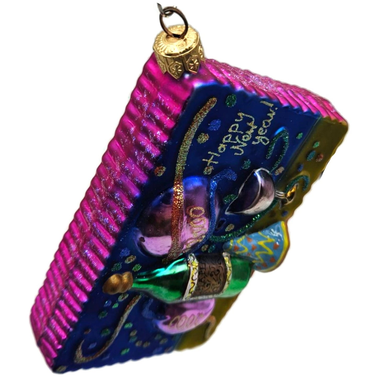 Christopher Radko 2000 Time of Your Life Postcard New Years Christmas Ornament