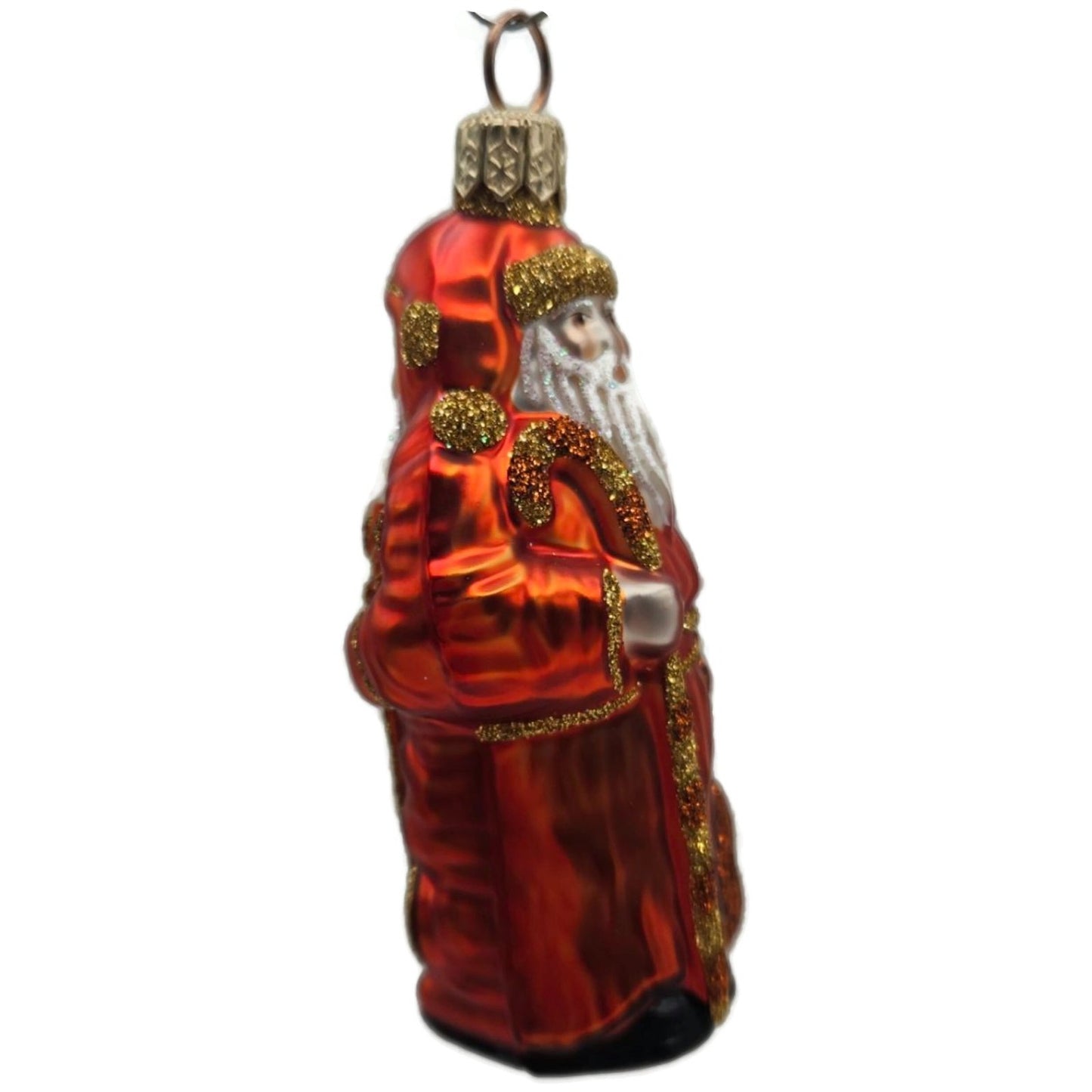 Patricia Breen Miniature Millennium Santa Orange Halloween Christmas Ornament
