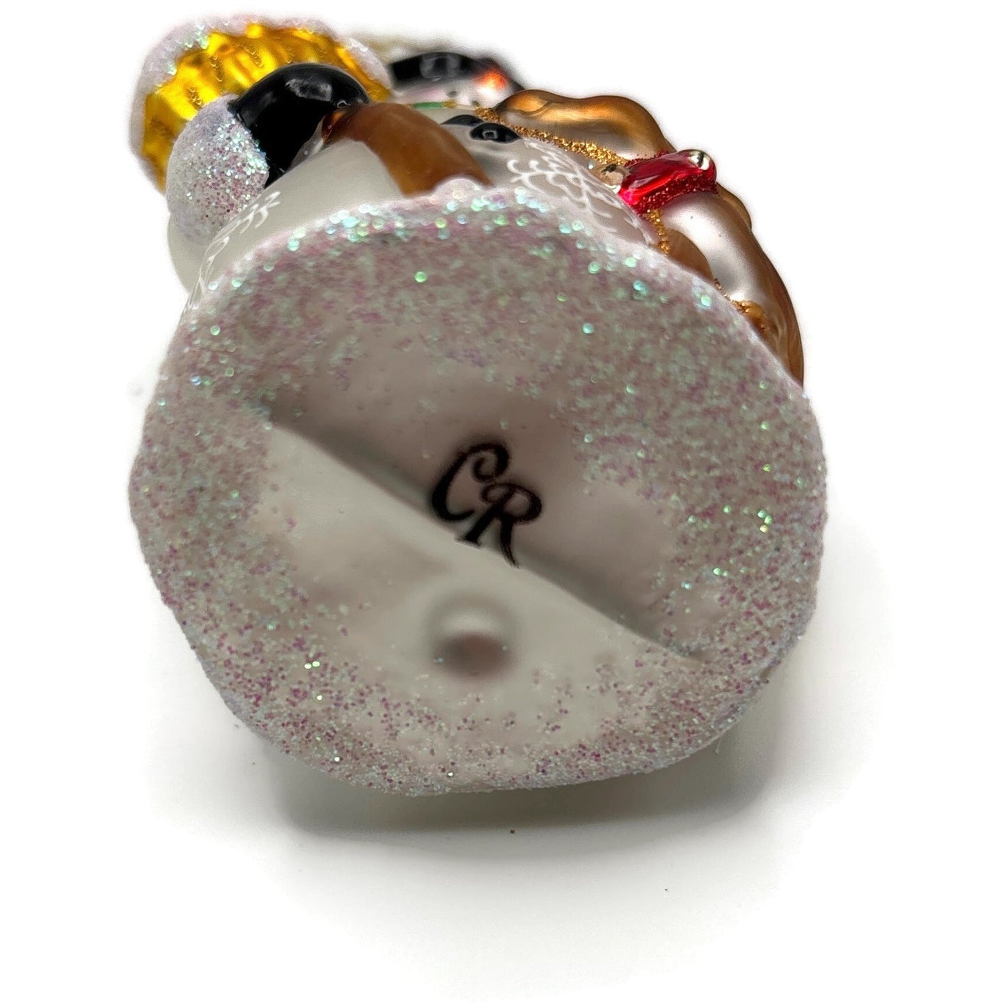 Christopher Radko Good Friends Forever Deer Snowman Christmas Ornament 1017754