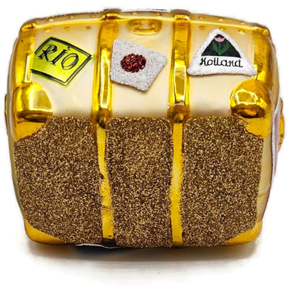 Patricia Breen Bon Voyage Gold Atlanta Cairo Rio Travel Christmas Tree Ornament