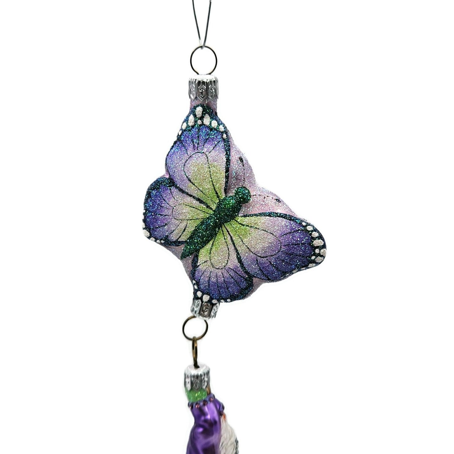 Patricia Breen Through the Spring Sky Violet Spring Christmas Holiday Ornament