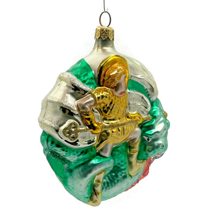 Patricia Breen St George And The Dragon Blonde Hair Christmas Tree Ornament Art