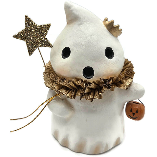 Bethany Lowe Michelle Allen Princess Boo Ghost Resin Halloween Ornament 4.5 inch