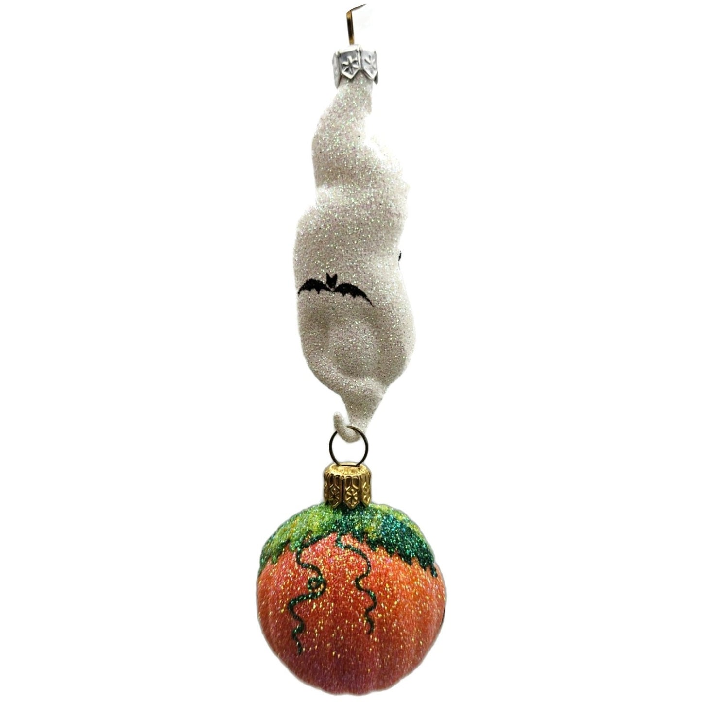 Patricia Breen Topsy Turvy Ghost Bat Jack-O-Lantern Halloween Christmas Ornament