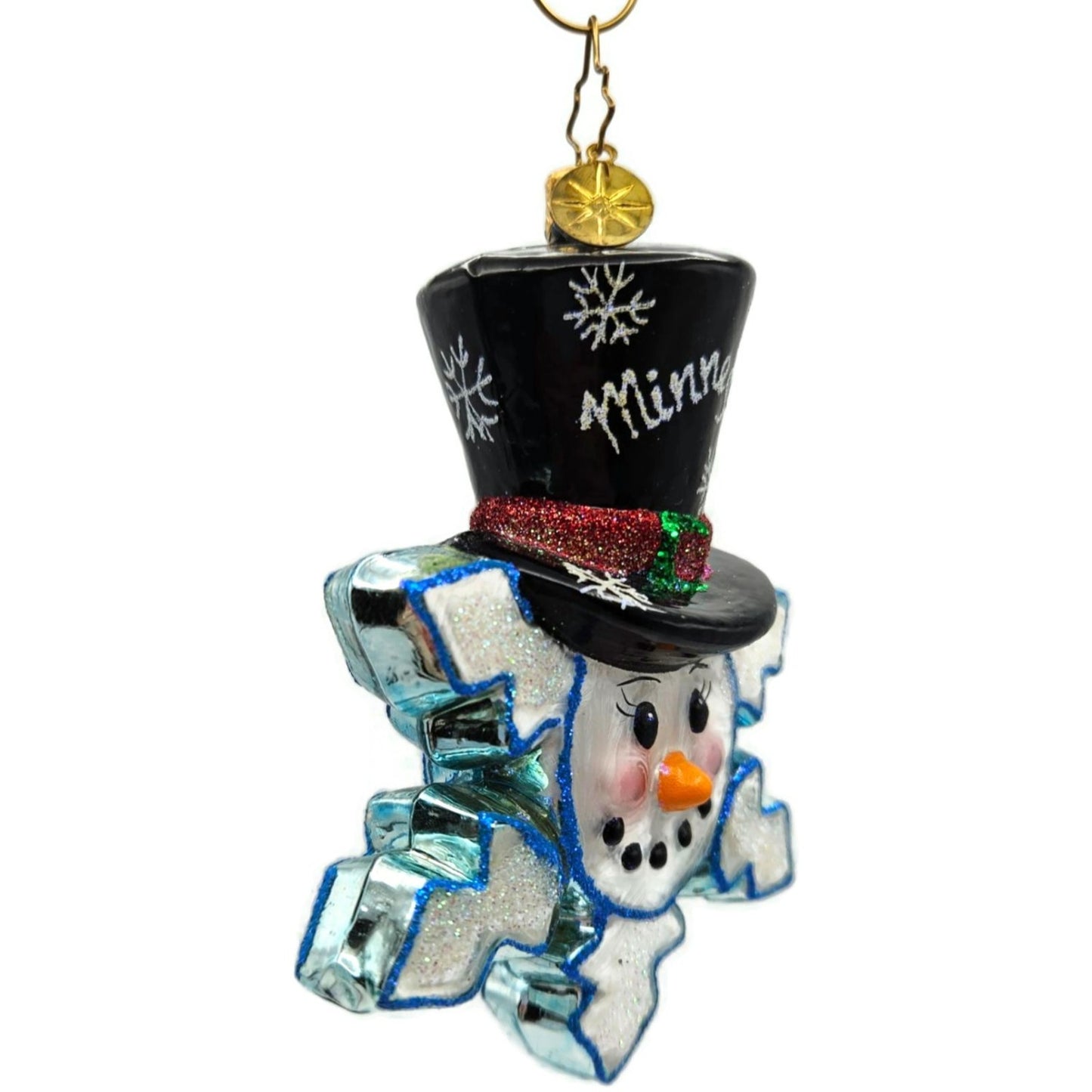 Christopher Radko Land Of 10,000 Snowflakes Minnesota Christmas Ornament 3011612