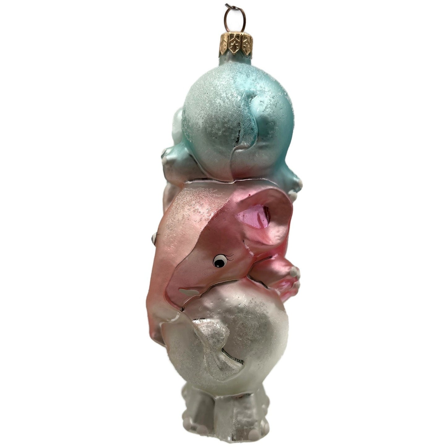 Christopher Radko Ton of Fun Elephants Stack Christmas Tree Ornament 98-180-0