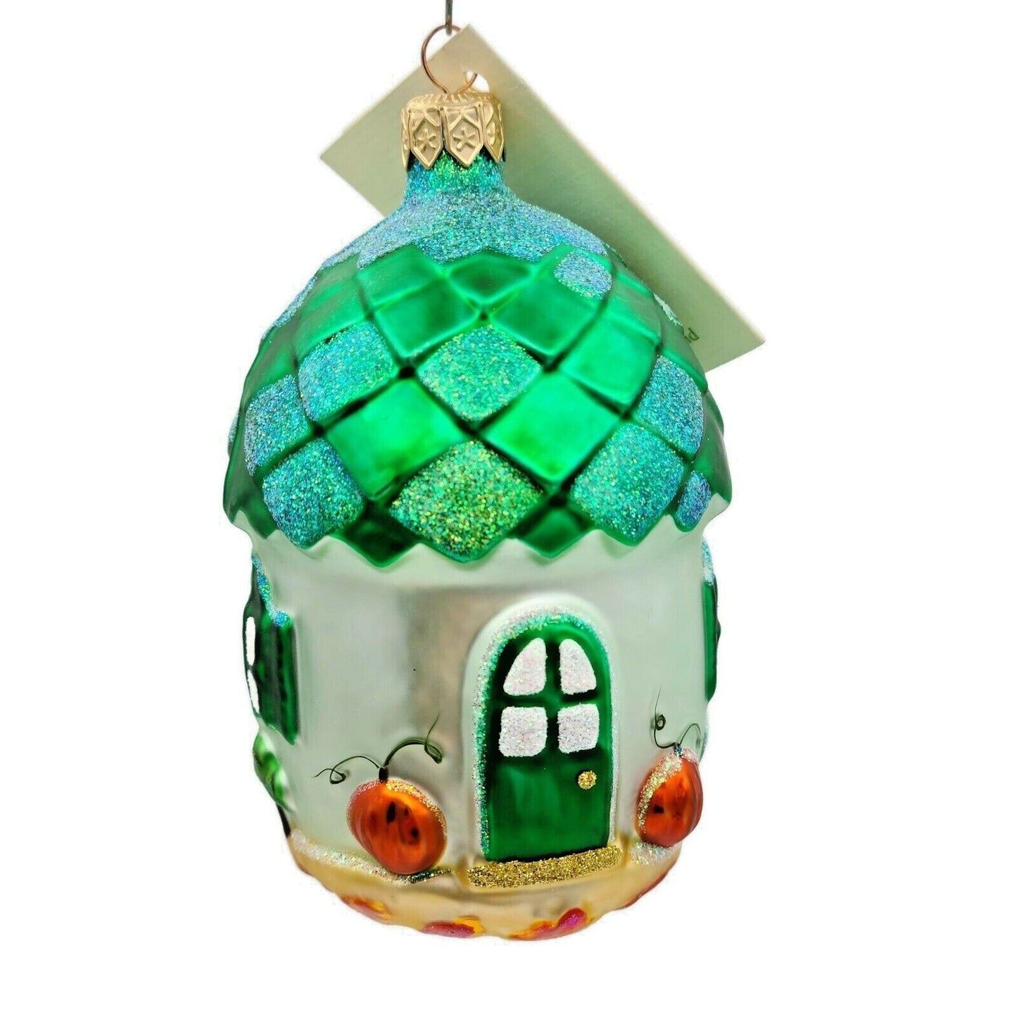 Patricia Breen Acorn House Autumn Green Fall Pumpkin Christmas Tree Ornament