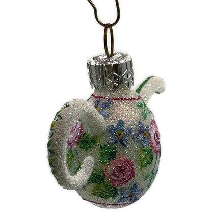 Patricia Breen Ornament Miniature Egg Surprise Teapot Easter Spring Christmas