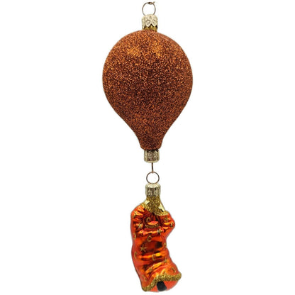 Patricia Breen Into The Blue Pumpkin Orange Santa Halloween Christmas Ornament