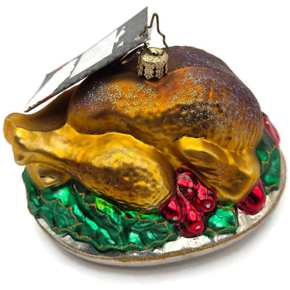 Christopher Radko Turley Time Platter Thanksgiving Dinner Christmas Ornament