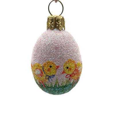 Patricia Breen Miniature Egg Fine Pair Chicks Easter Christmas Tree Ornament