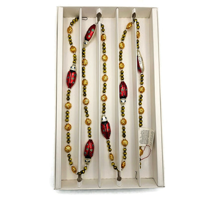 Christopher Radko Garland Ladybug Blossoms Christmas Holiday Ornament 94-453