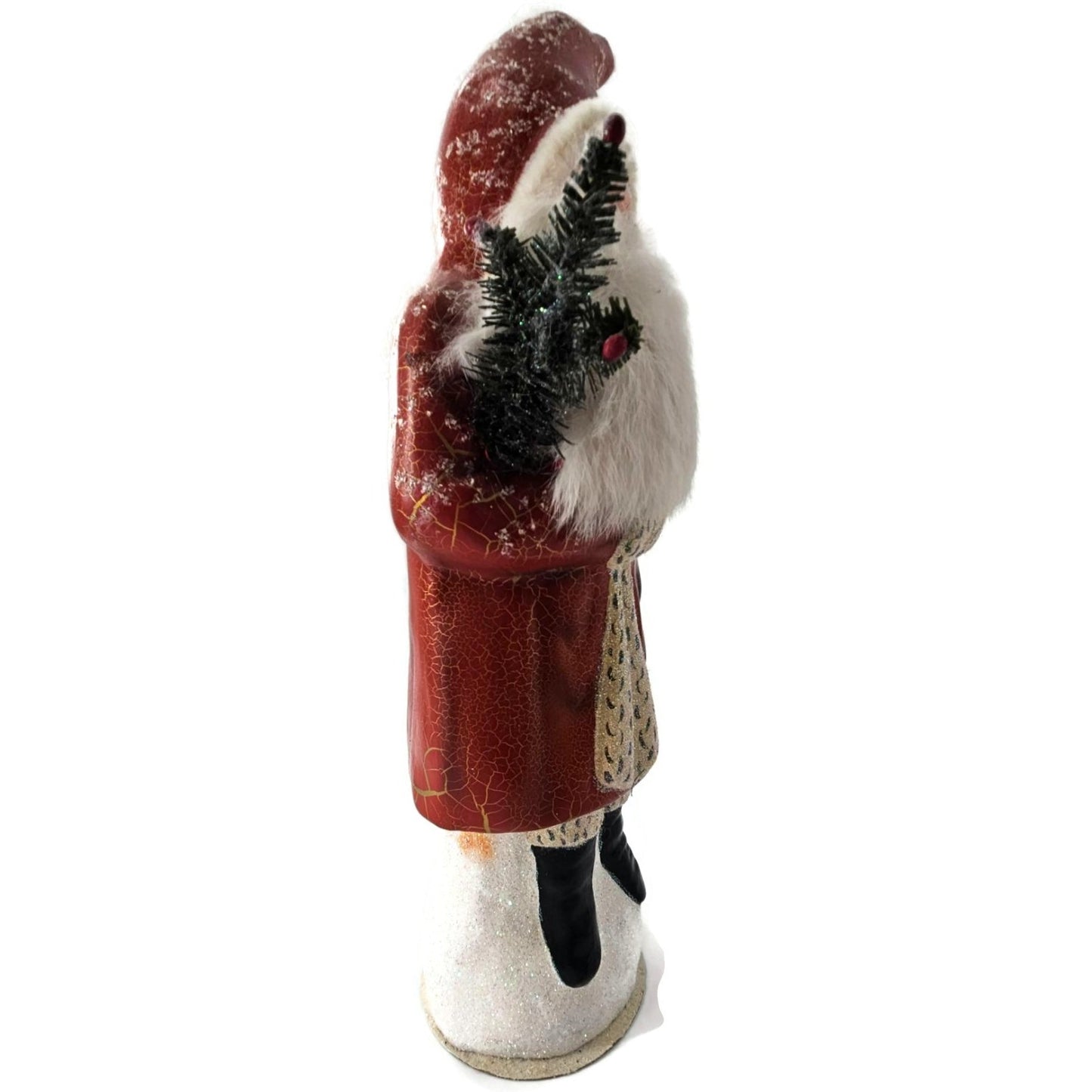 Christopher Radko Ino Schaller Christmas Santa Claus Signed Paper Mache Germany