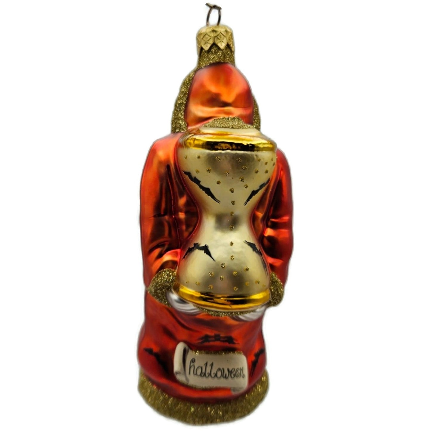 Patricia Breen Out With The Old Santa Claus Orange Pumpkin Halloween Ornament CO