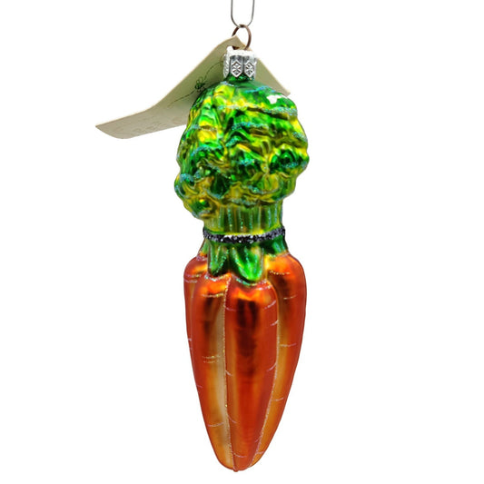 Patricia Breen A Walk in the Marche Ouvert Les Carrots Holiday Tree Ornament
