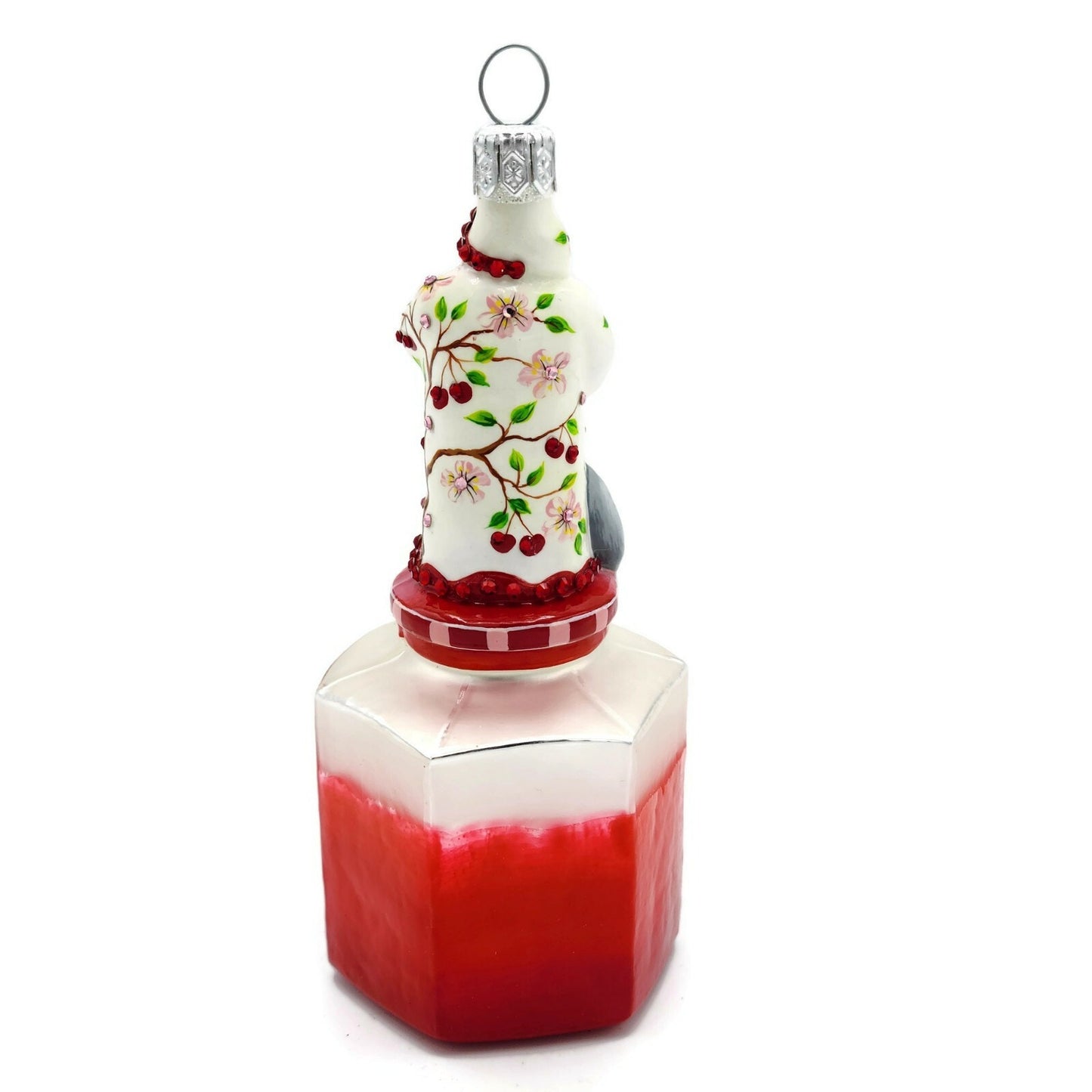 Patricia Breen Loving Spoonful Cherry Jam Santa Spring Free Standing Ornament