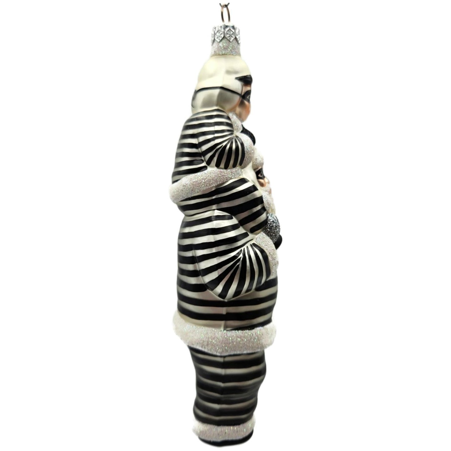 Patricia Breen Carry Me Santa Bank Robbers The Christmas Gang Striped Ornament