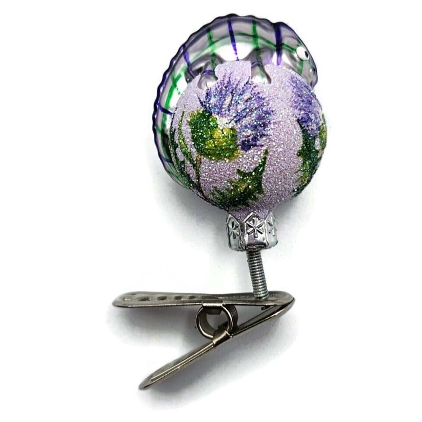 Patricia Breen Ultra Miniature Chameleon Thistle Spring Clip On Ornament 2550