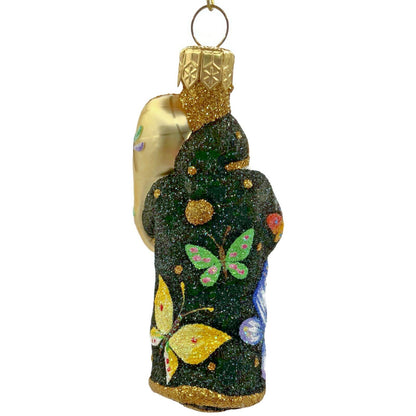 Patricia Breen Miniature Santa for Vera Black Butterfly Spring Decor Ornament