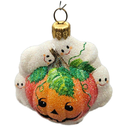 Patricia Breen Circle Of Spirits Pearl Ghosts Pumpkin Halloween Ornament 2410