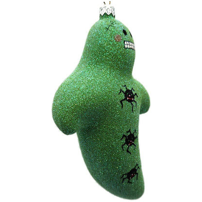 Patricia Breen Very Grand Ghost Frankenstein Green Glass Halloween Ornament 2554
