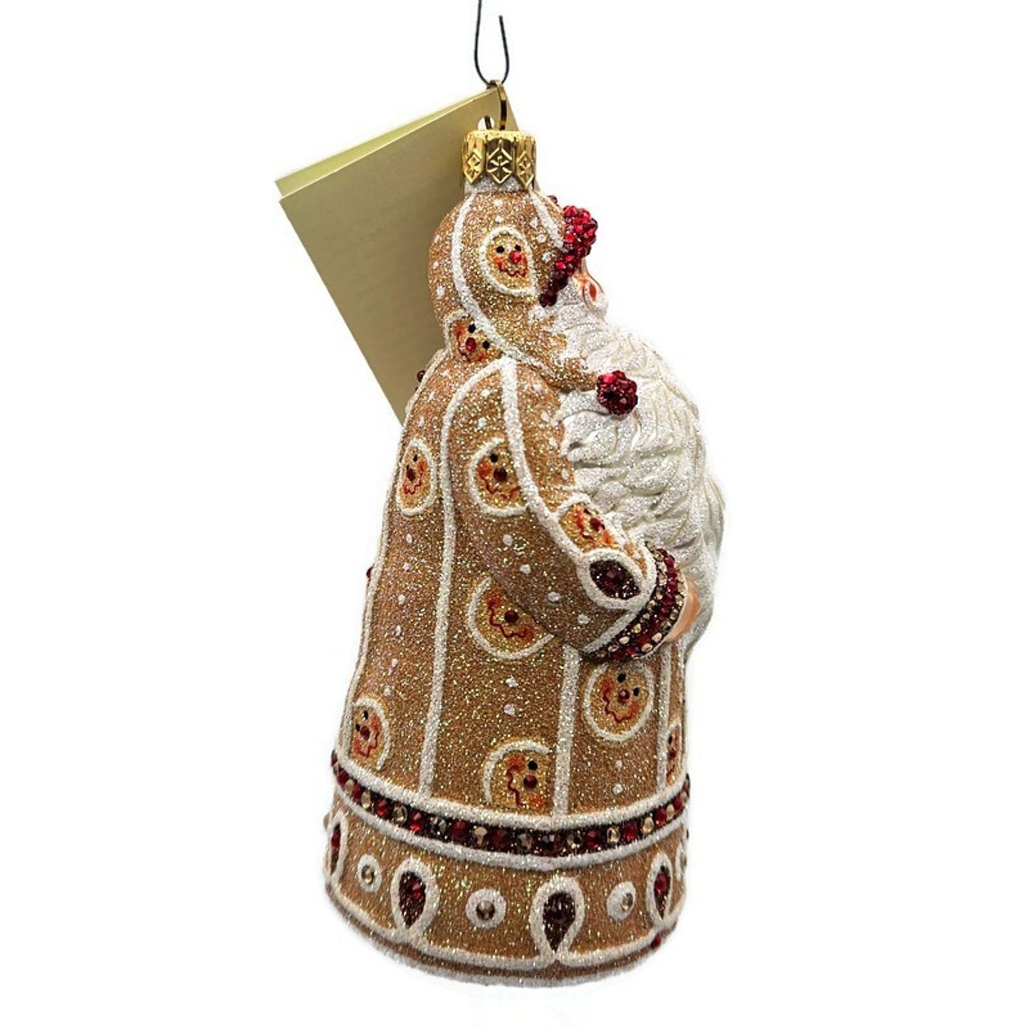 Patricia Breen Sublime Santa Gingerbread Face Christmas Holiday Tree Ornament