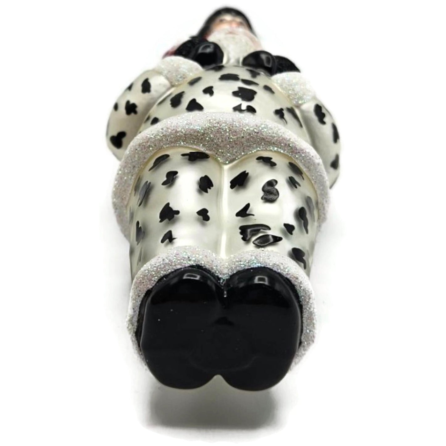Patricia Breen Carry Me Santa Dalmatian Ladybug Glass Halloween Ornament 9803