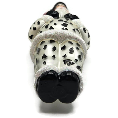 Patricia Breen Carry Me Santa Dalmatian Ladybug Glass Halloween Ornament 9803