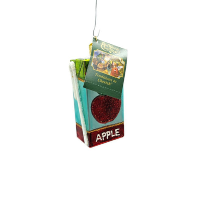 Old World Christmas Apple Juice Box Christmas Holiday Tree Ornament OWC 2019