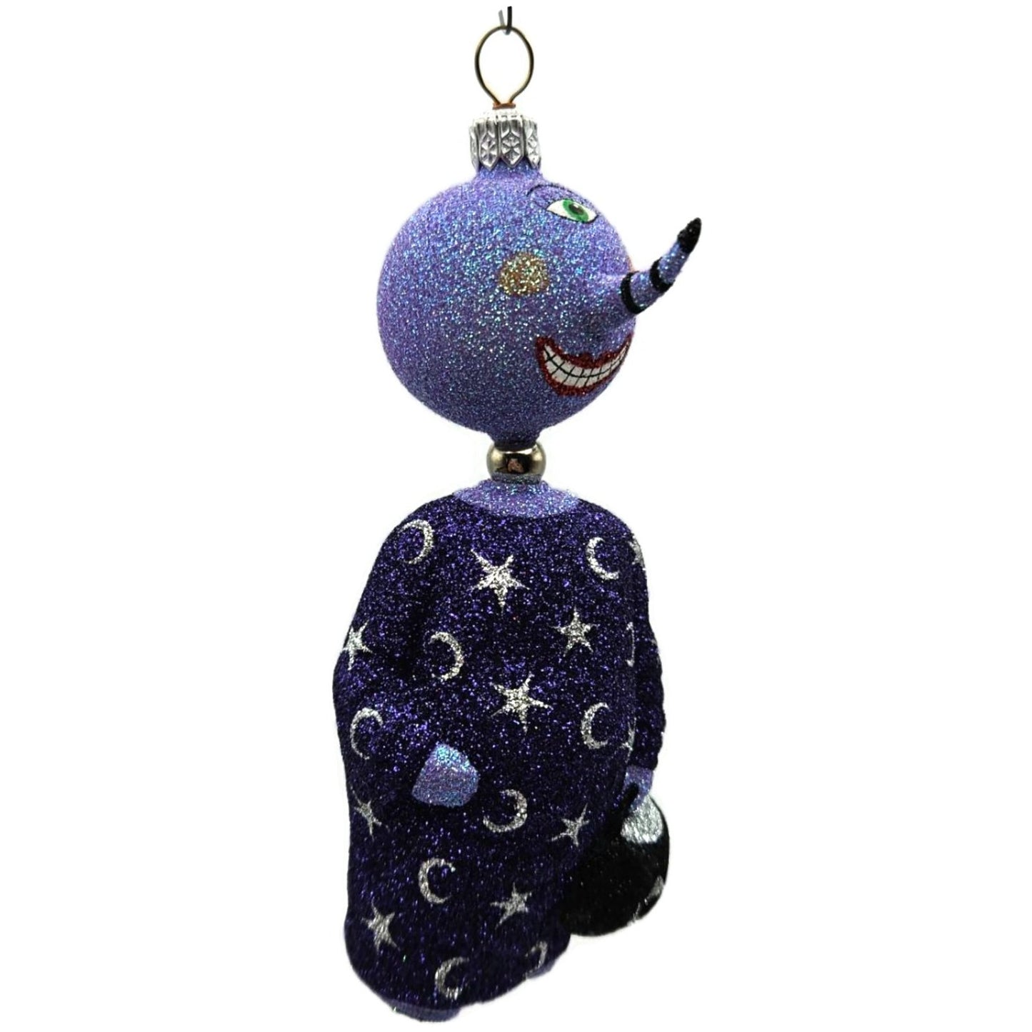 Patricia Breen Halloween Trick Or Treaters Munch Purple Christmas Ornament 2365
