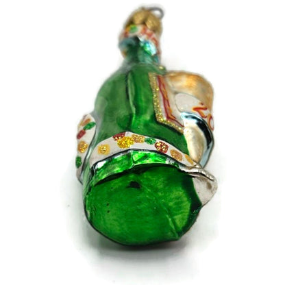 Christopher Radko 2000 Cheers Green Champagne Bottle New Year Ornament 99-285-0