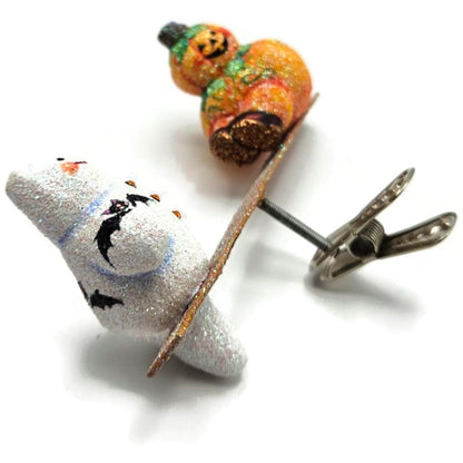 Patricia Breen Halloween All Things Being Equal Pumpkinman Ghost Ornament