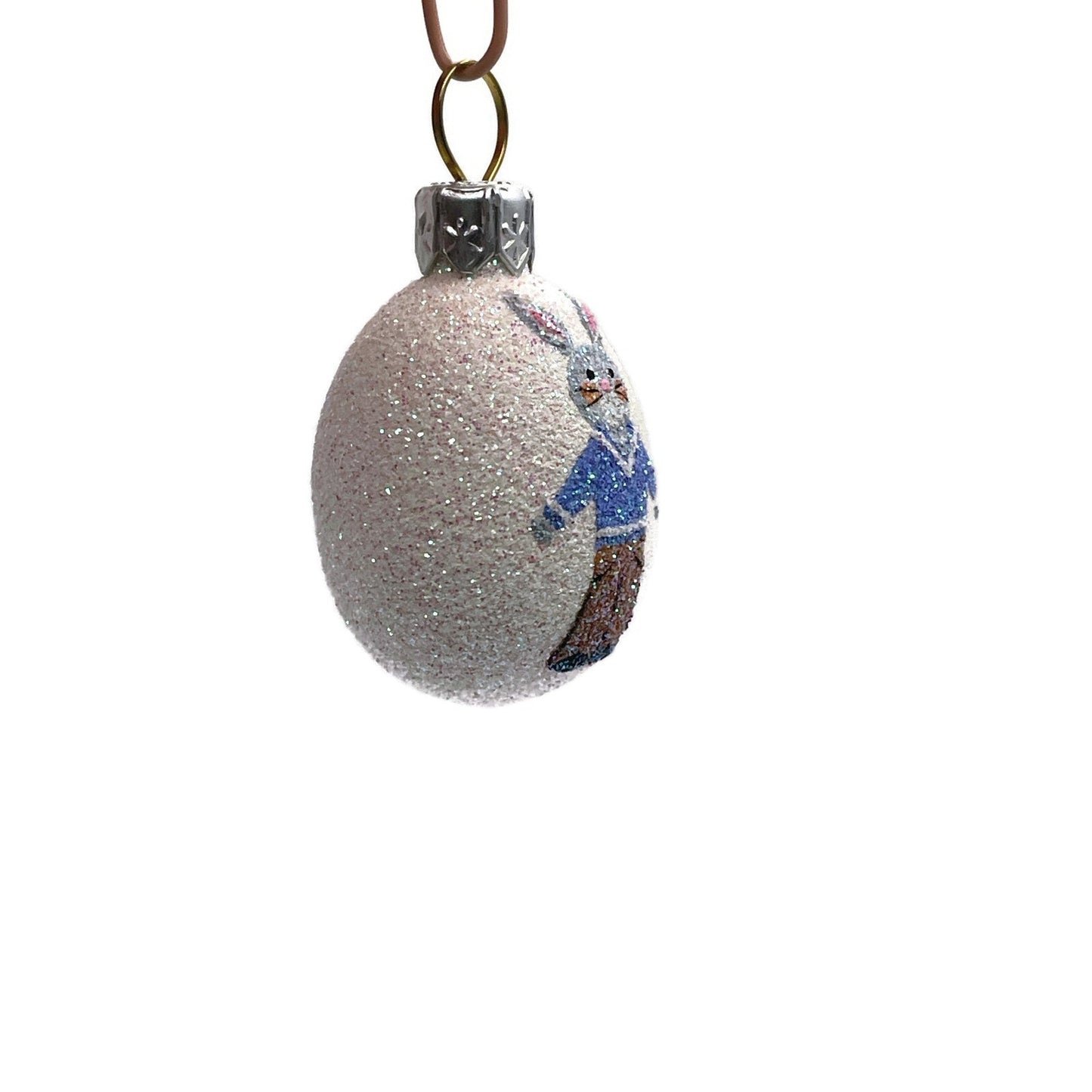 Patricia Breen Miniature Egg Bunny Boy Easter Holiday Christmas Tree Ornament