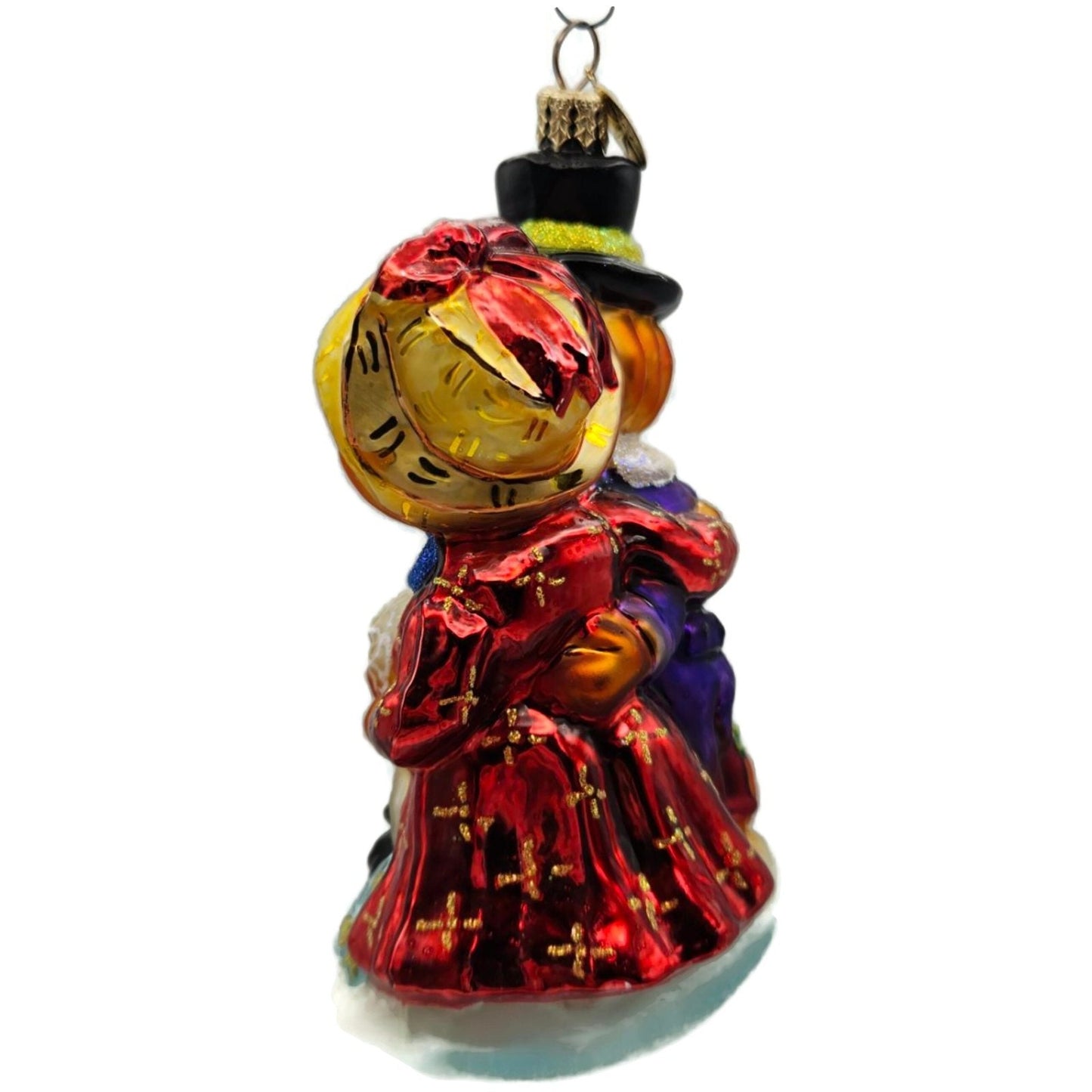 Christopher Radko The Patch worthies Orange Pumpkin Halloween Ornament 01-0518-0