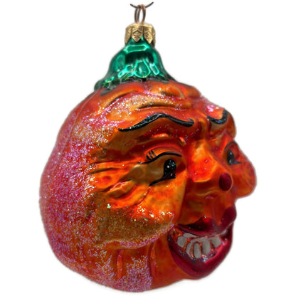 Christopher Radko Pumpkin Eater Orange Halloween Christmas Ornament 96-203-0