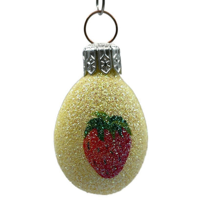 Patricia Breen Miniature Egg Strawberry Easter Holiday Christmas Tree Ornament
