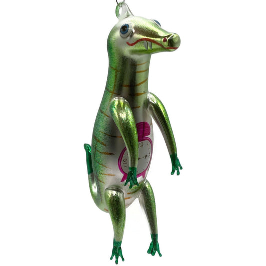 Christopher Radko Time for a Bite Peter Pan Crocodile Christmas Ornament 95-251