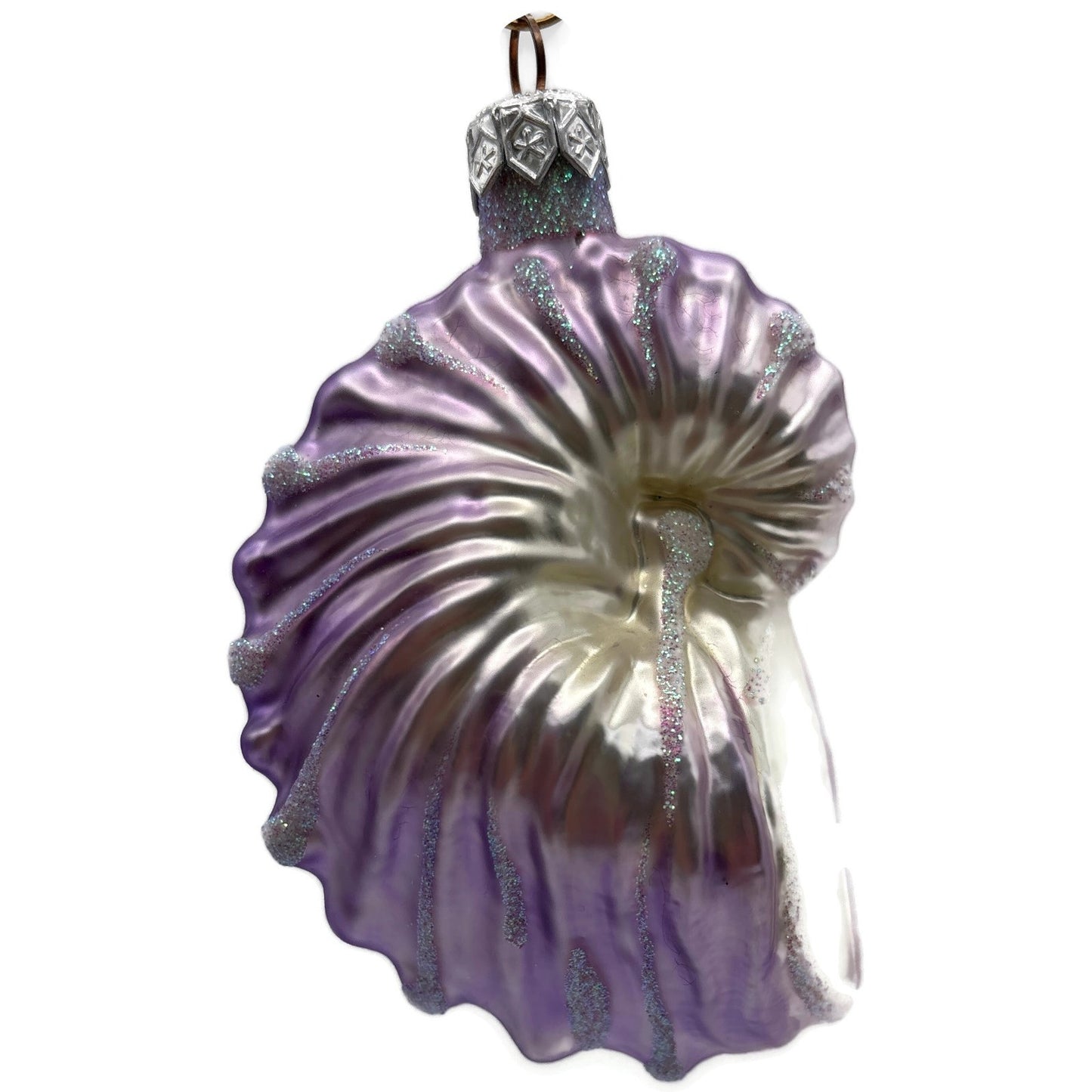 Patricia Breen A Walk On The Beach Lavender Shell Summer Christmas Tree Ornament